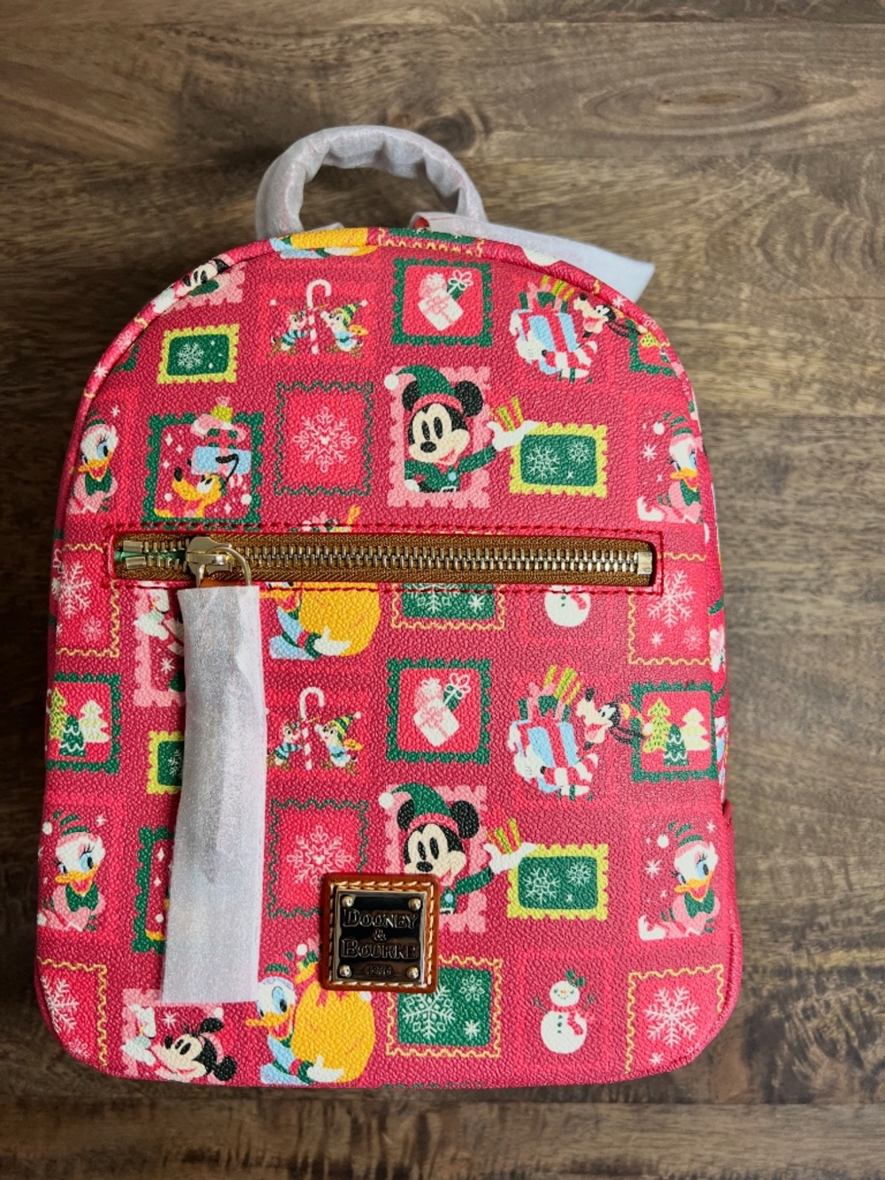 Disney 2024 Mickey Mouse Family Christmas Dooney & Bourke Backpack